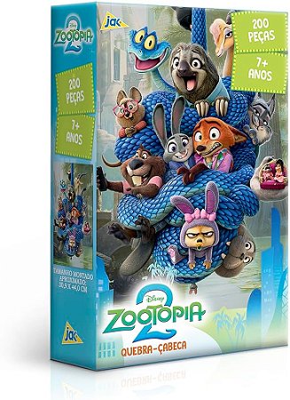 Quebra-Cabeça Zootopia 2 – 200 Peças