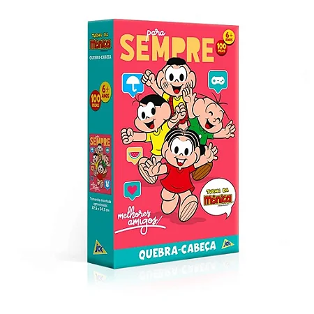 Quebra-Cabeça Turma da Mônica - 100 peças