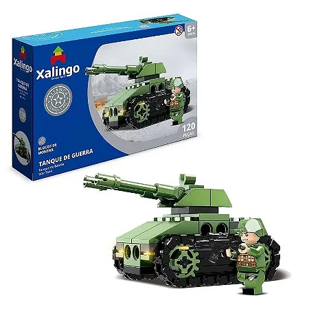 Bloco de montar - Tanque de guerra 121 peças