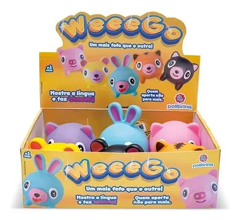 Bichinhos de brinquedos - WeeeGo - cores sortidas - unidade