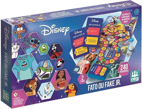 Jogo Fato ou Fake Jr. Disney