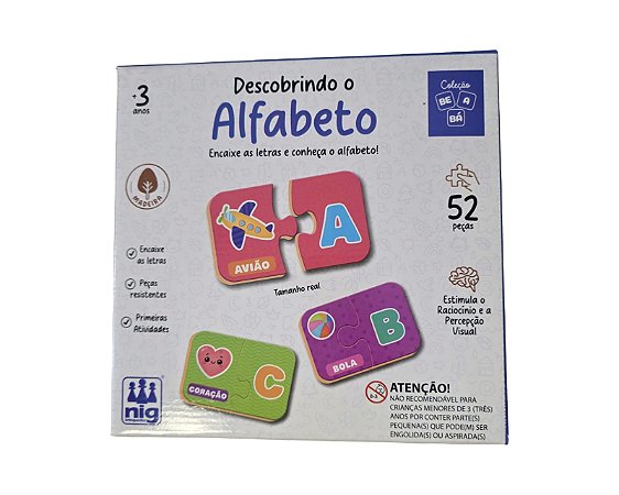 Descobrindo o Alfabeto - 52 PÇS
