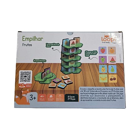 Jogo de Empilhar Frutas