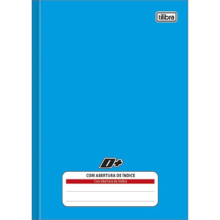 Caderno Com Índice Brochura 1/4 D+ Azul 96Fls Tilibra 313751