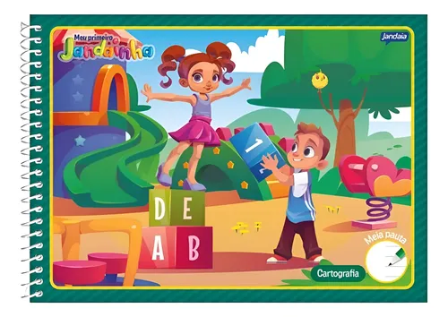 CADERNO MEIA PAUTA, 40 FOLHAS - JANDAINHA