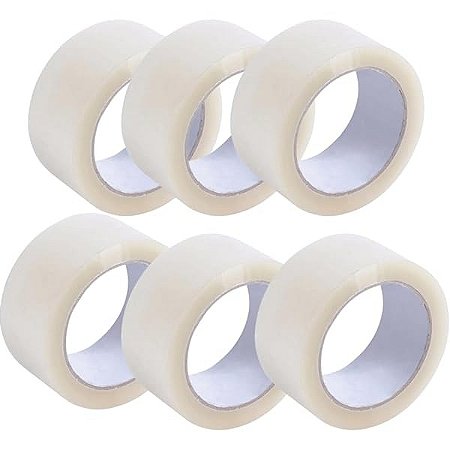 FITA ADESIVA TRANSPARENTE 45x45 - 100un