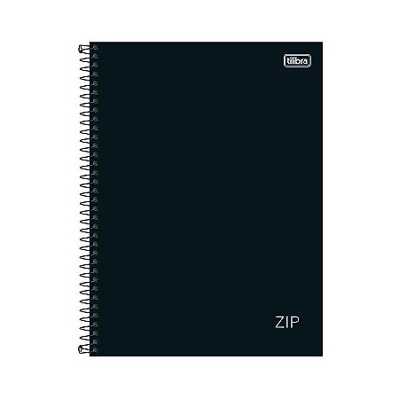 Caderno Espiral, 80 Folhas Capa dura universitário - TILIBRA ZIP