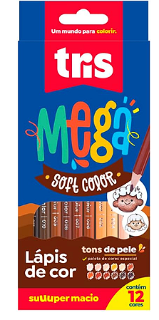 LAPIS DE COR PELE SOFT