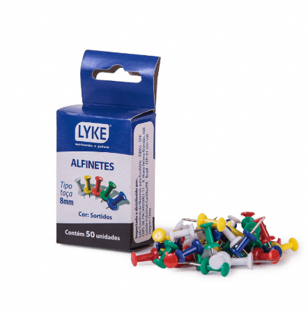 Alfinete Taça - cx/ com 50 pcs