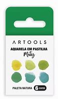 AQUARELA EM PASTILHA 6 CORES