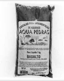 CASCALHO BASALTO PRETO Nº 0 1KG