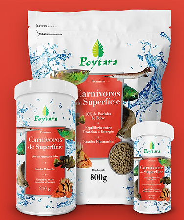 POYTARA CARNÍVEROS DE SUPERFÍCIE  800 g
