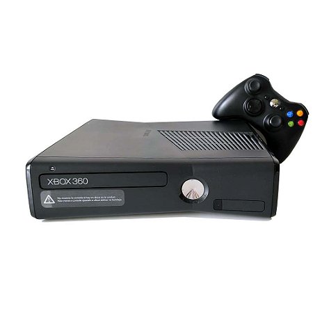 Console Xbox 360 Slim 4GB - Microsoft - SO GAMES USADOS