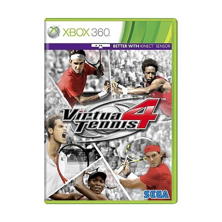 Virtua Tennis 4 - Xbox 360 - SO GAMES USADOS
