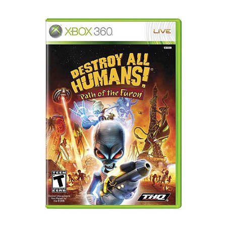 Destroy All Humans! Path of the Furon - Xbox 360 - SO GAMES USADOS