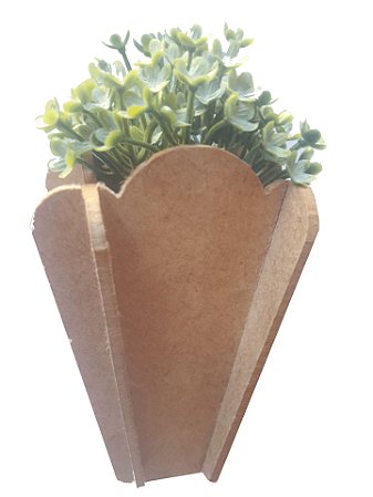 Vaso com planta  permanente 15x9x9cm