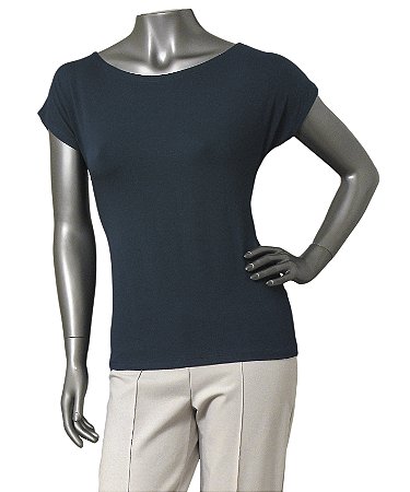 BLUSA BÁSICA GUINÉ MARINHO SEM CAVAS