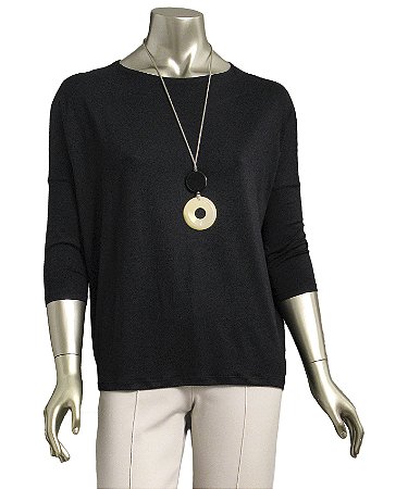 BLUSA AMPLA PRETA