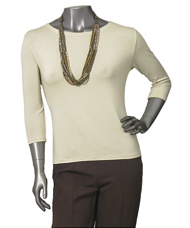 BLUSA BÁSICA GUINÉ MERENGUE MANGAS 3/4