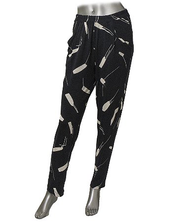 CALÇA ESTAMPADA COM BOLSOS