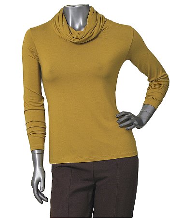 BLUSA COM GOLONA ARGILA