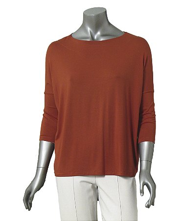BLUSA AMPLA GUINÉ TERRACOTA