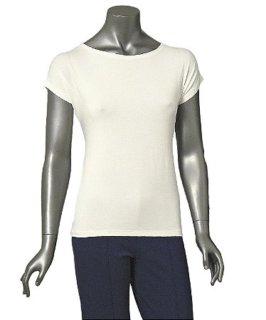 BLUSA BÁSICA GUINÉ OFF WHITE SEM CAVAS