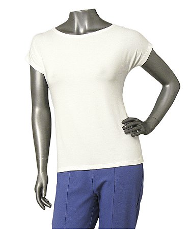 BLUSA BÁSICA GUINÉ OFF WHITE SEM CAVAS