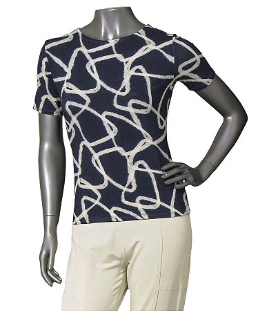 T-SHIRT COM ESTAMPA GRÁFICA