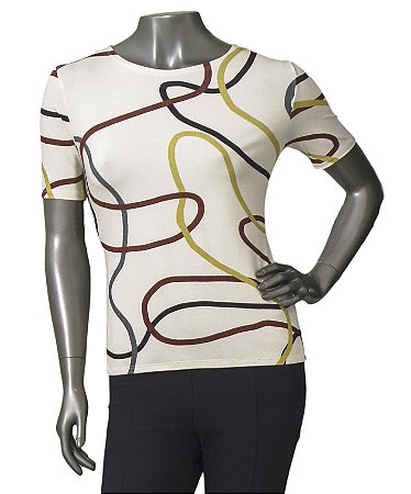 T-SHIRT ESTAMPADA LINHAS