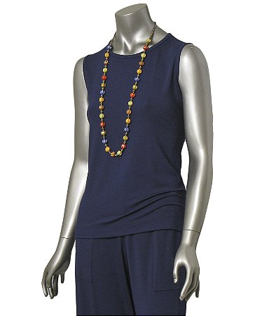 REGATA MARINHO COM ALÇAS LARGAS GOTA