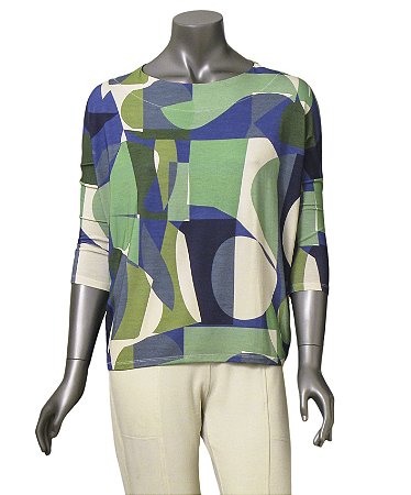 BLUSA AMPLA ESTAMPADA