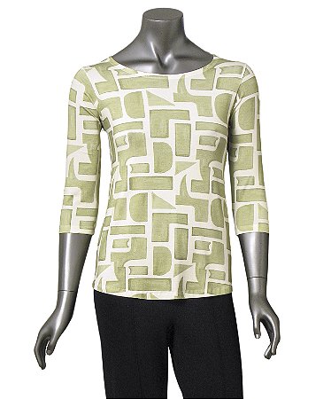 BAILARINA COM ESTAMPA GEOM CANA