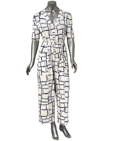 MACACÃO ESTAMPADO DORA MARINHO