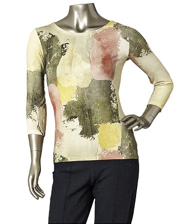 BLUSA ESTAMPADA AQUARELA