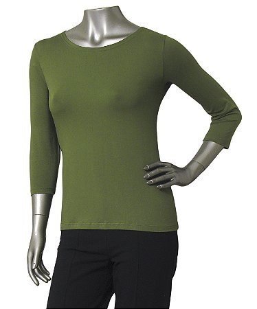 BLUSA BÁSICA GUINÉ ALECRIM MANGAS 3/4