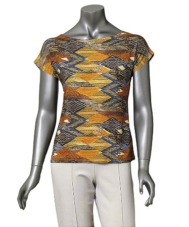 BLUSA ESTAMPADA TANGIER SEM MANGAS
