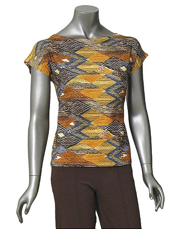 BLUSA ESTAMPADA TANGIER SEM MANGAS