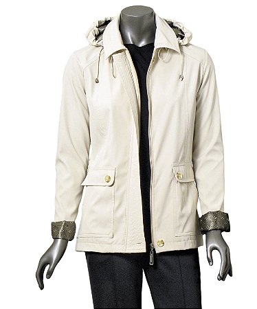 PARKA SEMI IMPERMEÁVEL BEGE