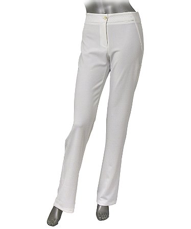 CALÇA EM CREPE CORTE DE ALFAIATARIA