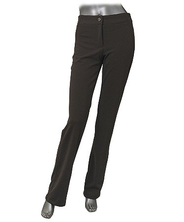 CALÇA EM CREPE CORTE DE ALFAIATARIA