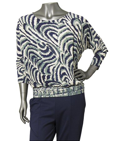 BLUSA MARINA COM PALA