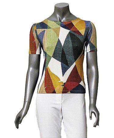 T-SHIRT COM ESTAMPA COLOR