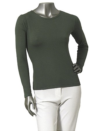 BLUSA BÁSICA GUINÉ ALECRIM MANGAS LONGAS