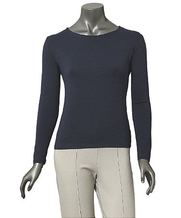 BLUSA BÁSICA GUINÉ MARINHO MANGAS LONGAS