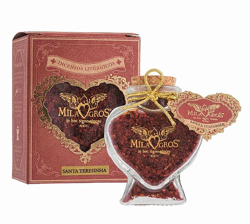 Incenso Santa Teresinha de Lisieux Cuore 40g