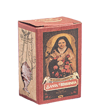Incenso Santa Teresinha de Lisieux - caixinha 28g