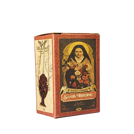 INCENSO SANTA TERESINHA DE LISIEUX caixa 28g