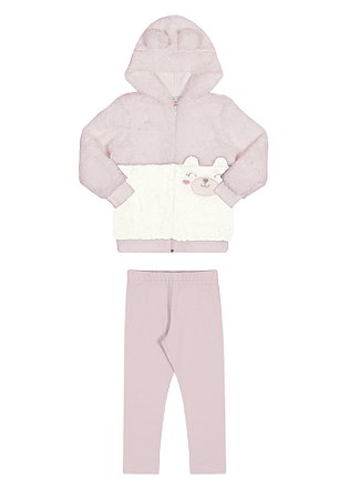 CONJUNTO INFANTIL MENINA URSINHO PELUDO | ALAKAZOO (3 ANOS)
