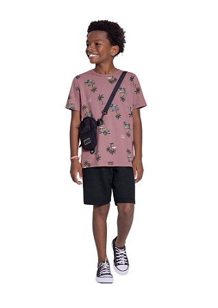 CONJUNTO INFANTIL MENINO ESTAMPADO | ALAKAZOO (4 A 10 ANOS)